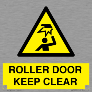 ROLLER DOOR KEEP CLEAR